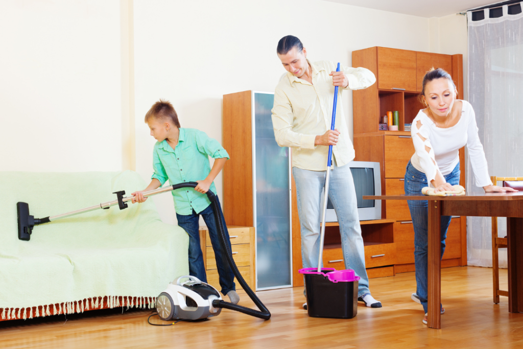 Fun family house cleaning tips