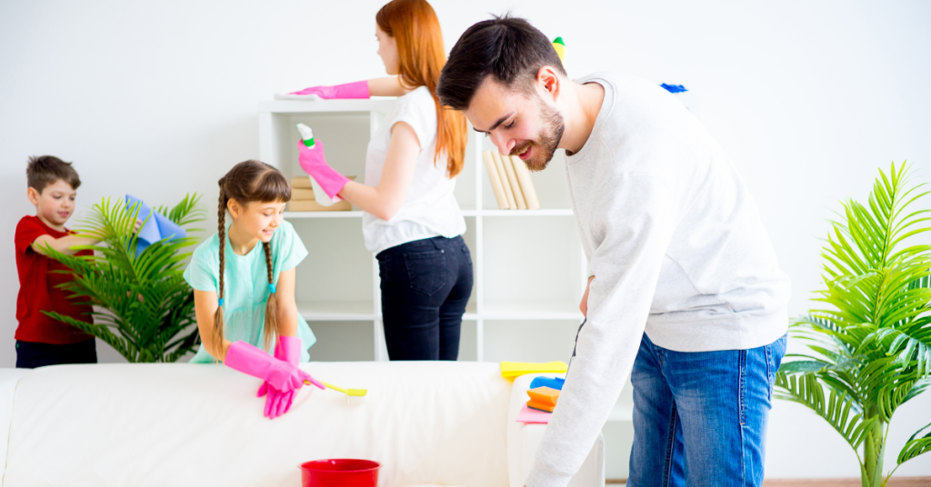 Fun family house cleaning tips